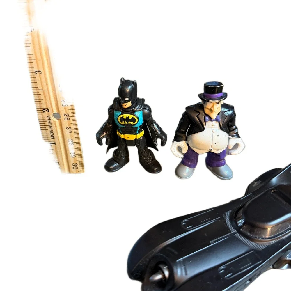 Fisher-Price‎ Imaginext DC Super Friends Batman The Penguin + Jada Batmobile Set